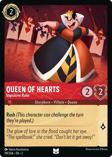 Queen of Hearts - Impulsive Ruler (LOR_ROF)