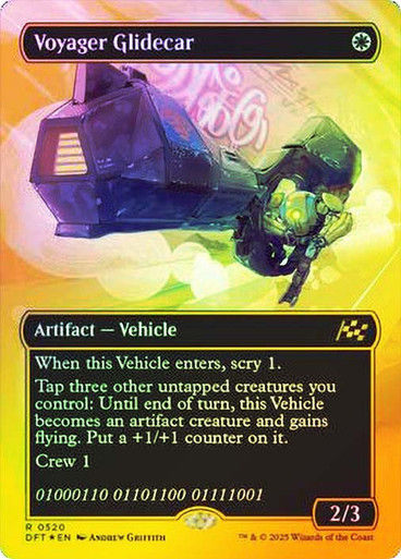 Voyager Glidecar (DFT) (520) / Borderless  / First Place Foil