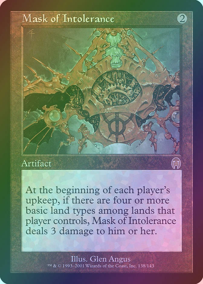 Mask of Intolerance (APC) (138) / Foil