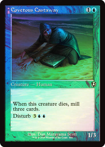 Covetous Castaway // Ghostly Castigator (INR) (456) / Foil Retro