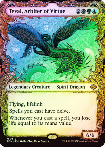 Teval, Arbiter of Virtue (TDM) / Foil / Showcase NB (319)