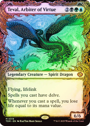 Teval, Arbiter of Virtue (TDM) / Foil / Showcase NB (319)