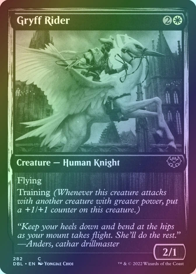 Gryff Rider (DBL) (282) / Foil