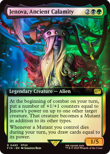Jenova, Ancient Calamity (FIN) (493) / Extended Art / Foil