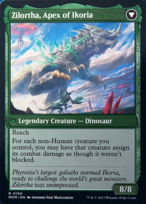 Invasion of Ikoria // Zilortha, Apex of Ikoria (mom) — cara 2 de 2
