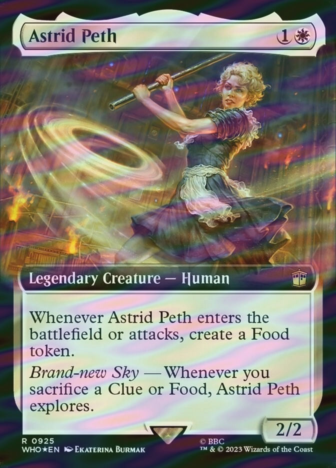 Astrid Peth (WHO) (925) / Extended Art / Surge Foil