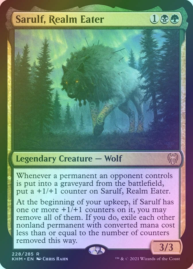 Sarulf, Realm Eater (KHM) (228) / Foil