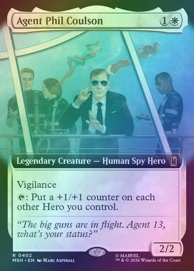 Agent Phil Coulson (MSH) (402) / Extended Art / Foil