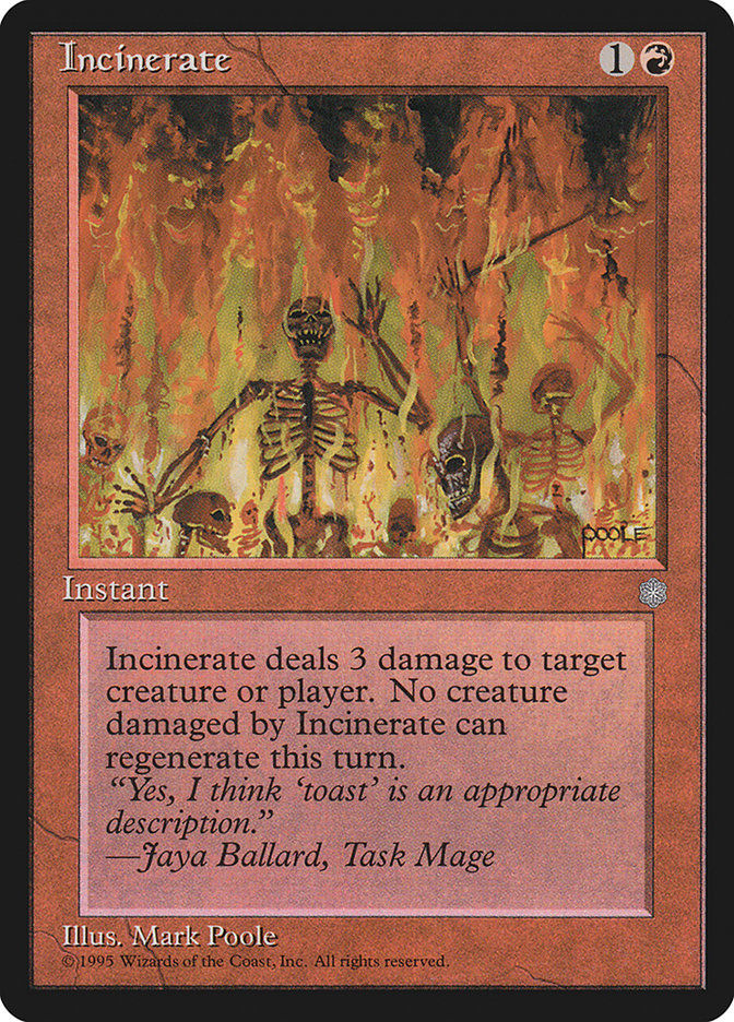 Incinerate (ice)