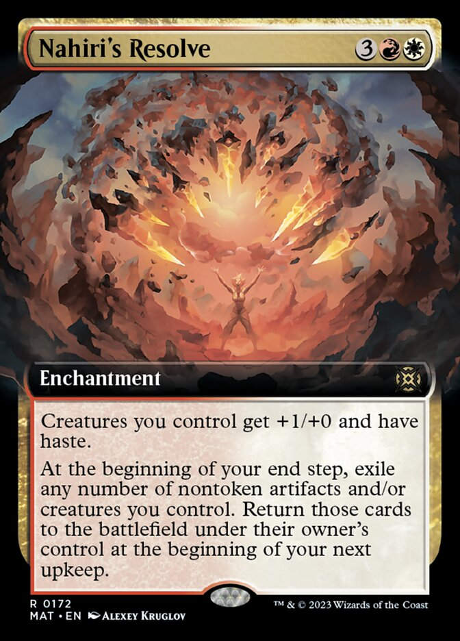 Nahiri's Resolve (MAT) / Extended Art