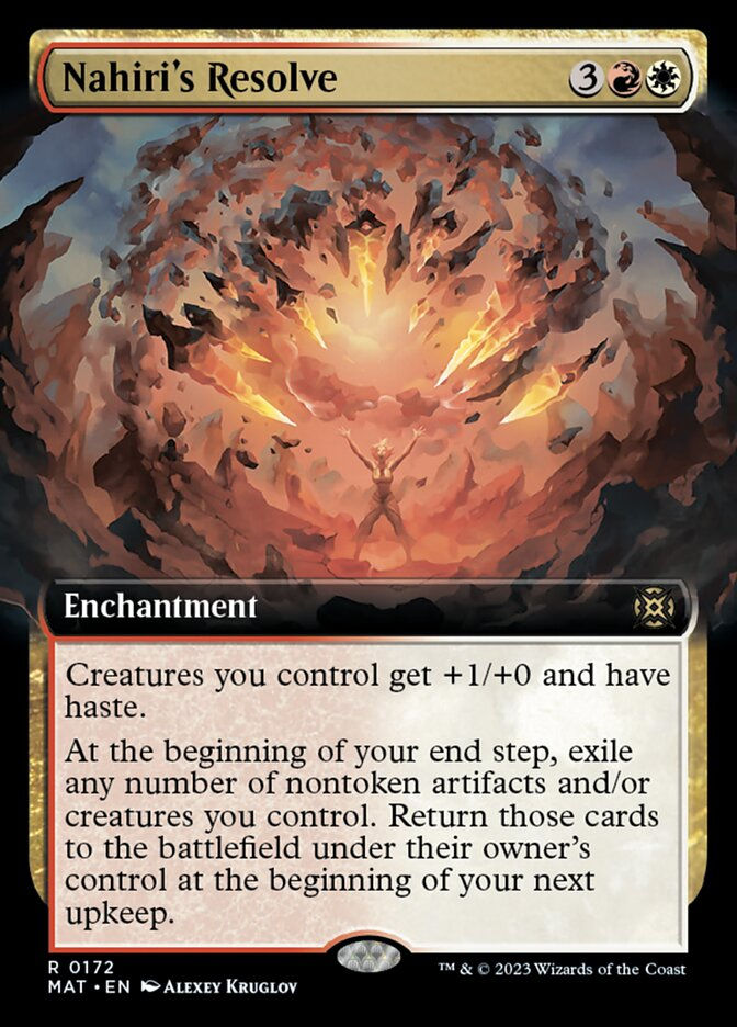 Nahiri's Resolve (MAT) / Extended Art