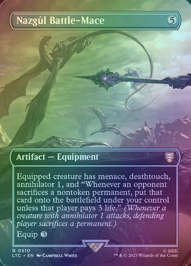 Nazgûl Battle-Mace (LTC) (510) / Borderless / Foil
