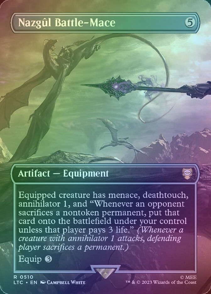 Nazgûl Battle-Mace (LTC) (510) / Borderless / Foil