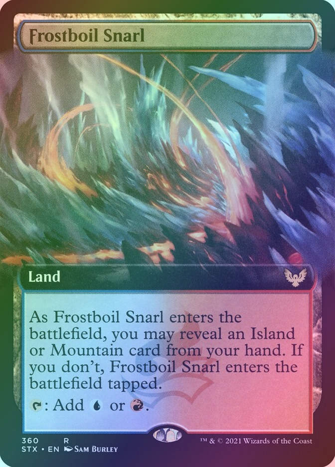 Frostboil Snarl (STX) (360) / Extended Art / Foil