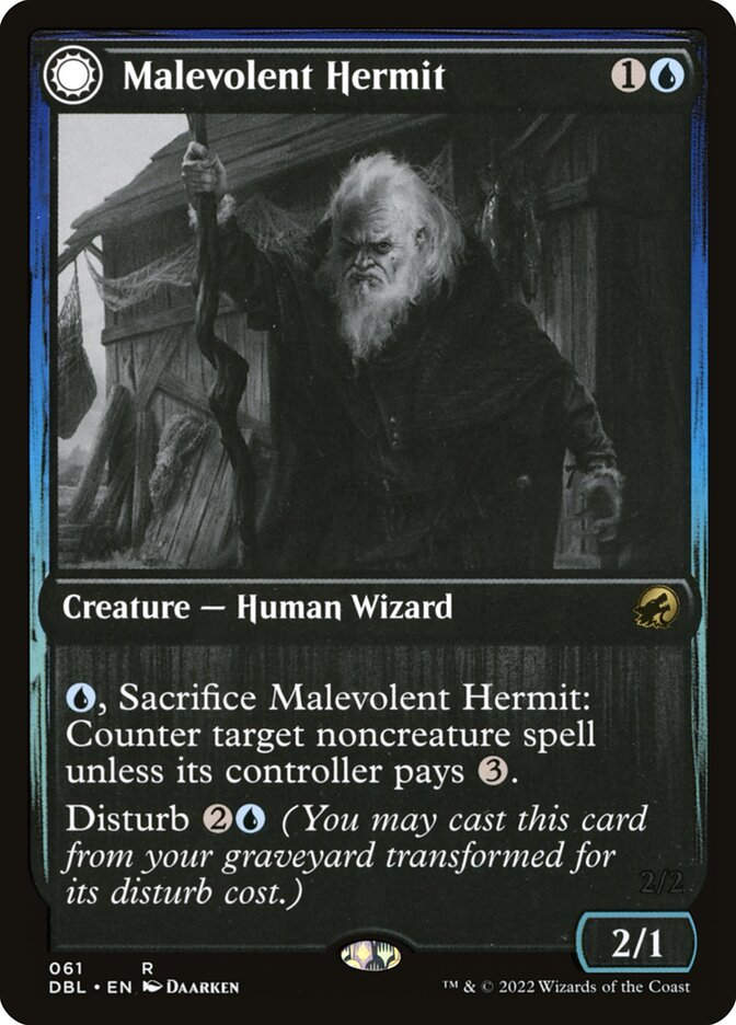 Malevolent Hermit // Benevolent Geist (DBL) (61)