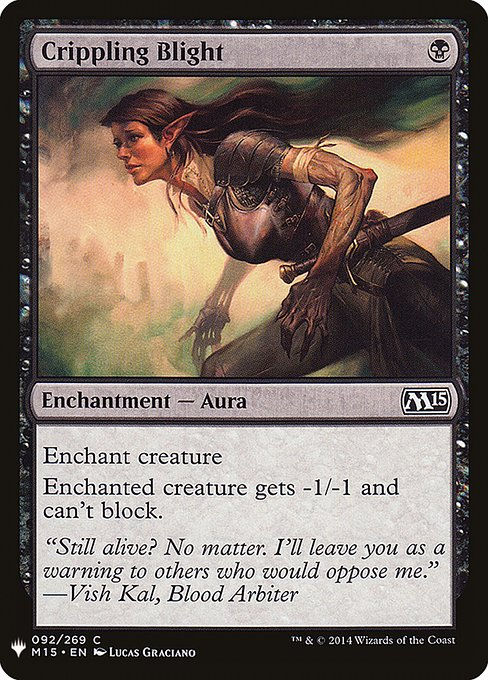 Crippling Blight (PLST) (M15-92)