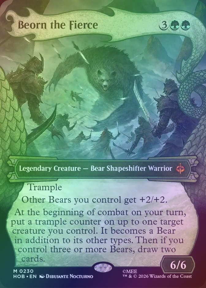Beorn the Fierce (HOB) (230) / Showcase / Foil