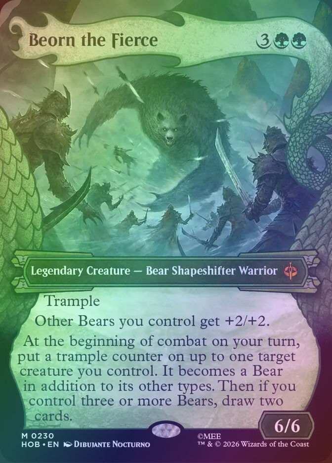 Beorn the Fierce (HOB) (230) / Showcase / Foil