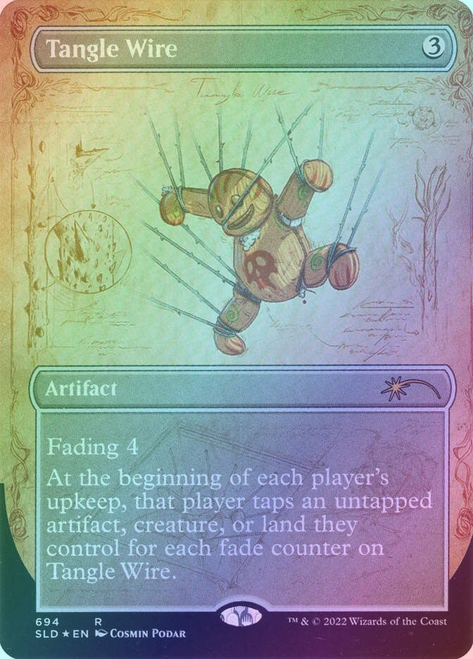 Tangle Wire (SLD) (694) / Borderless / Foil