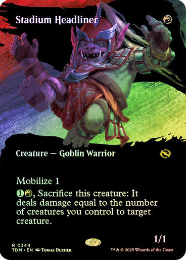 Stadium Headliner (TDM) (344) / Foil / Showcase BL