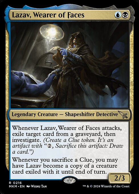 Lazav, Wearer of Faces (mkm) (216)