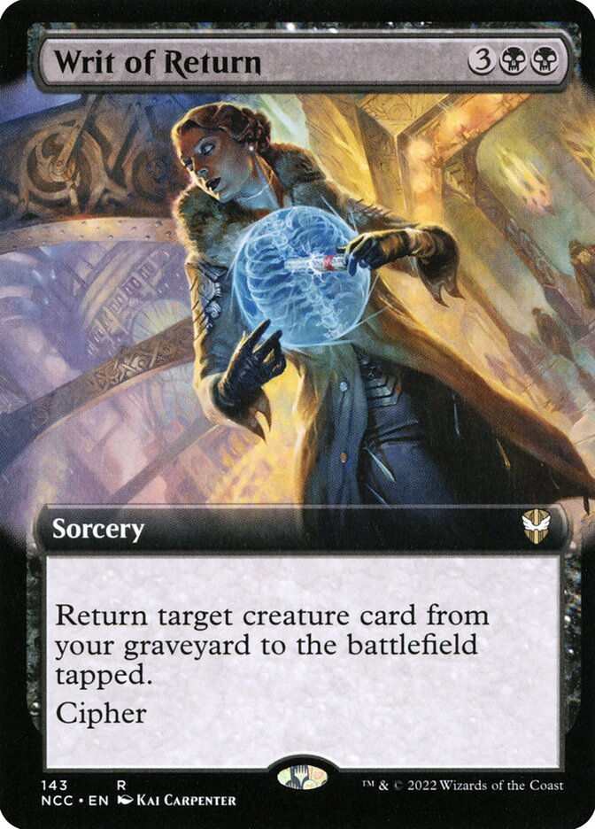 Writ of Return (NCC) (143) / Extended Art