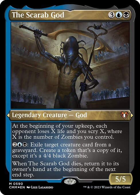 The Scarab God (cmm) / Foil Etched