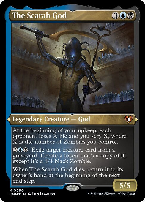 The Scarab God (cmm) / Foil Etched