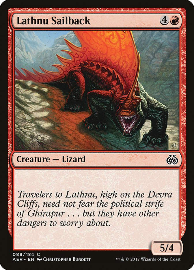 Lathnu Sailback (AER) (89) / Foil