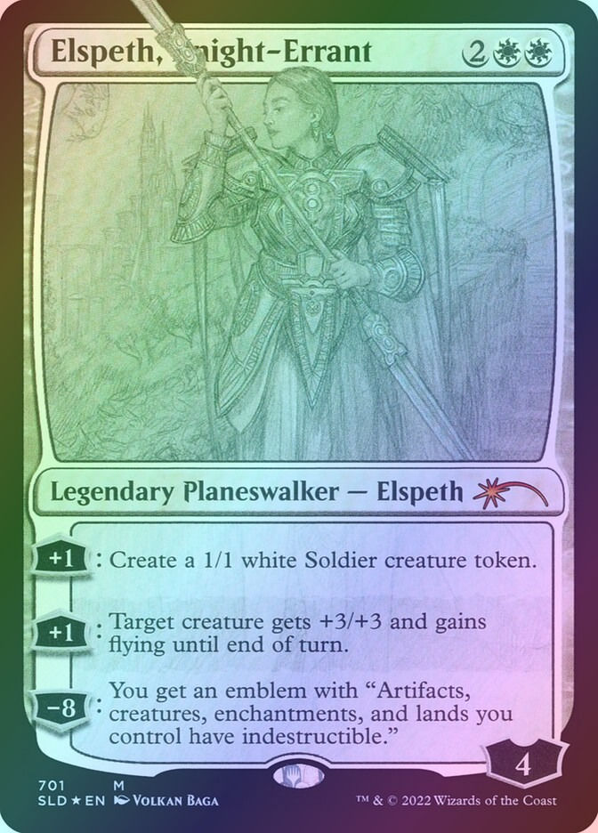 Elspeth, Knight-Errant (SLD) (701) / Foil