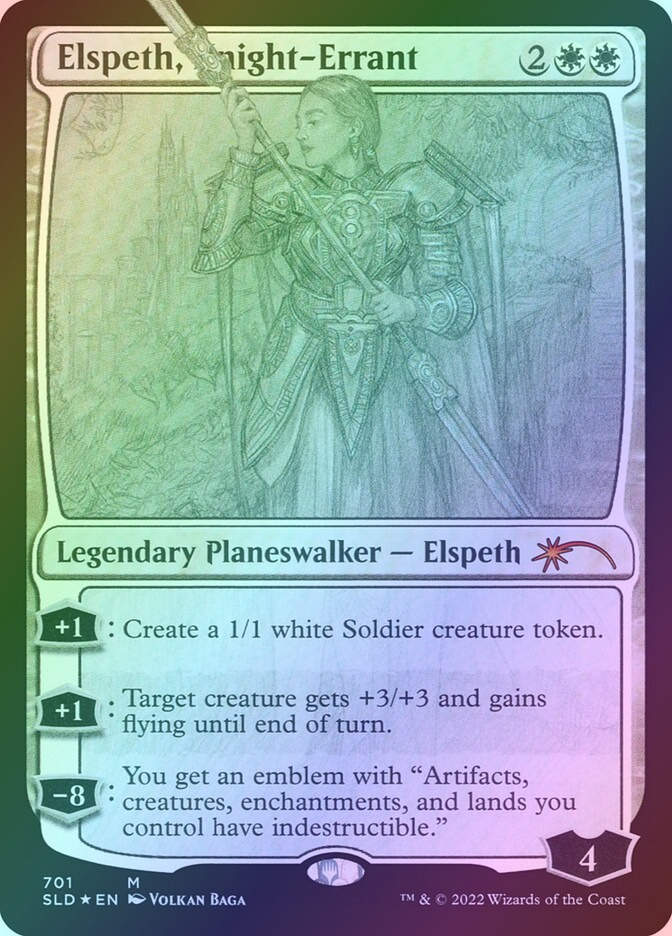 Elspeth, Knight-Errant (SLD) (701) / Foil