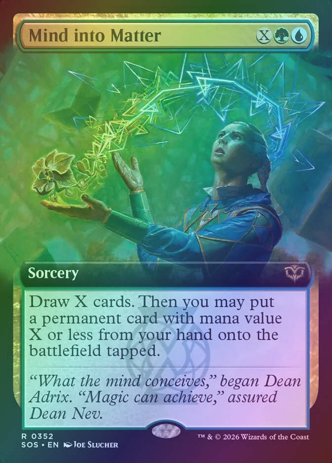 Mind into Matter (SOS) (352) / Extended Art / Foil
