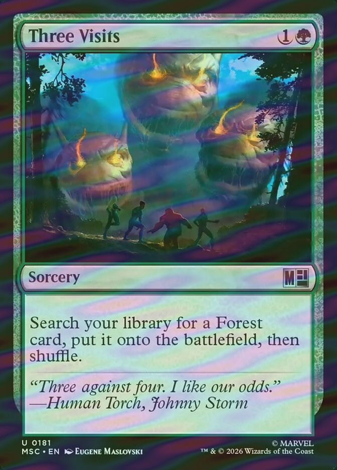 Three Visits (MSC) (181) / Surge Foil