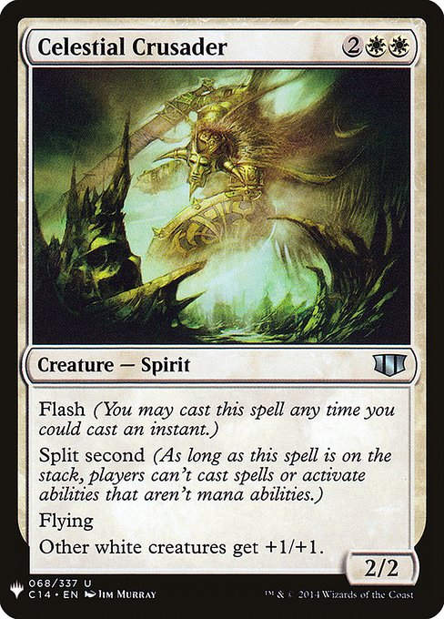 Celestial Crusader (PLST) (C14-68)