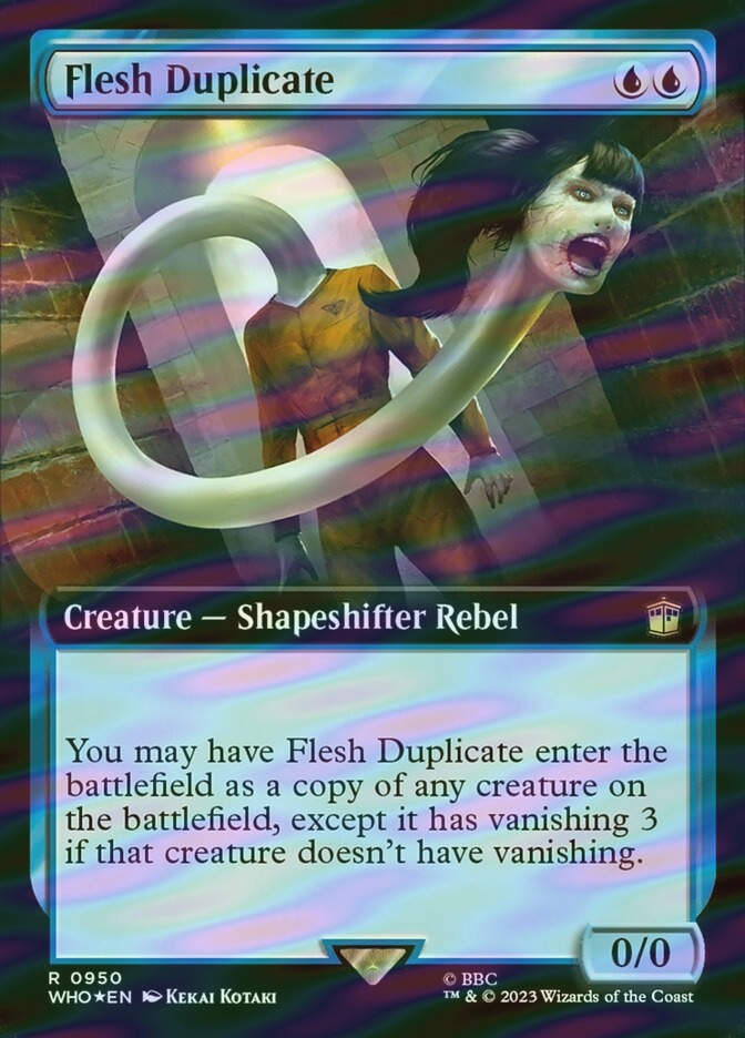 Flesh Duplicate (WHO) (950) / Extended Art / Surge Foil