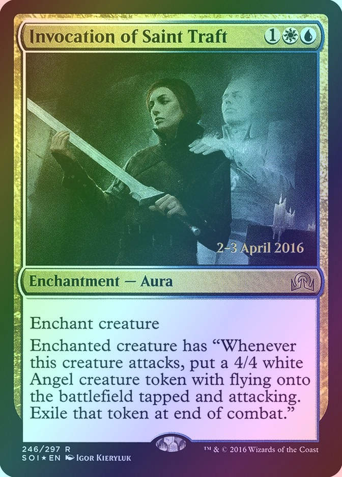 Invocation of Saint Traft (PSOI) (246s) / Foil