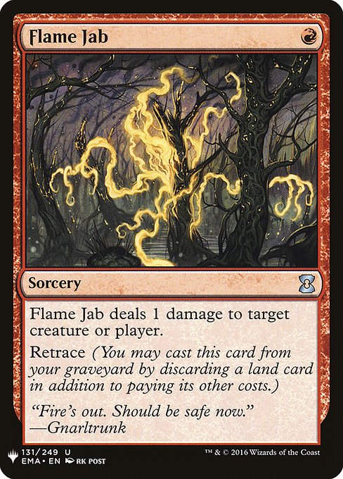 Flame Jab (PLST) (EMA-131)