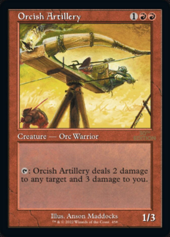 Orcish Artillery (30a) / Retro Frame