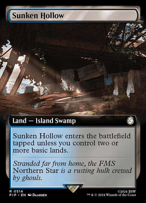 Sunken Hollow (pip) (514) / Extended Art