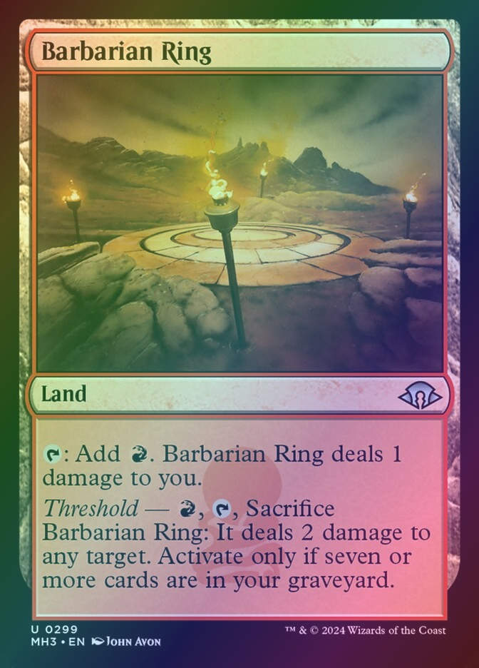 Barbarian Ring (MH3) (299) / Foil
