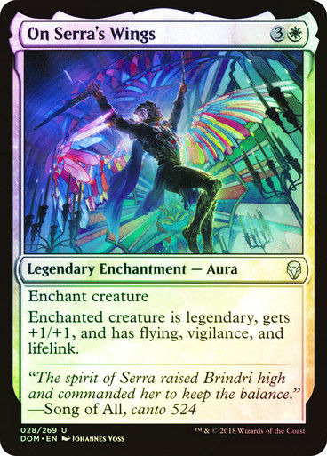 On Serra's Wings (DOM) (28) / Foil