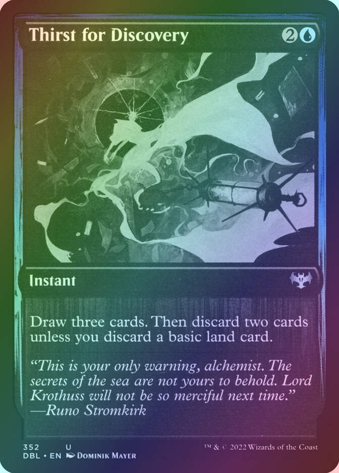 Thirst for Discovery (DBL) (352) / Foil