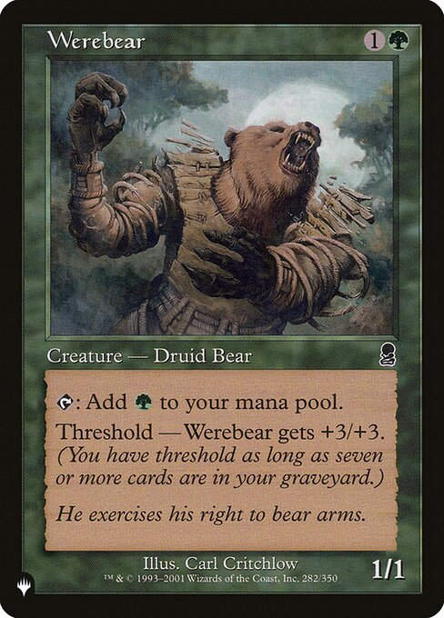 Werebear (PLST) (ODY-282)