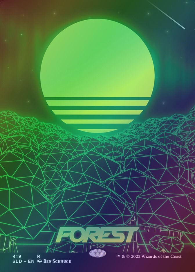 Forest (SLD) (419) / Borderless / Foil