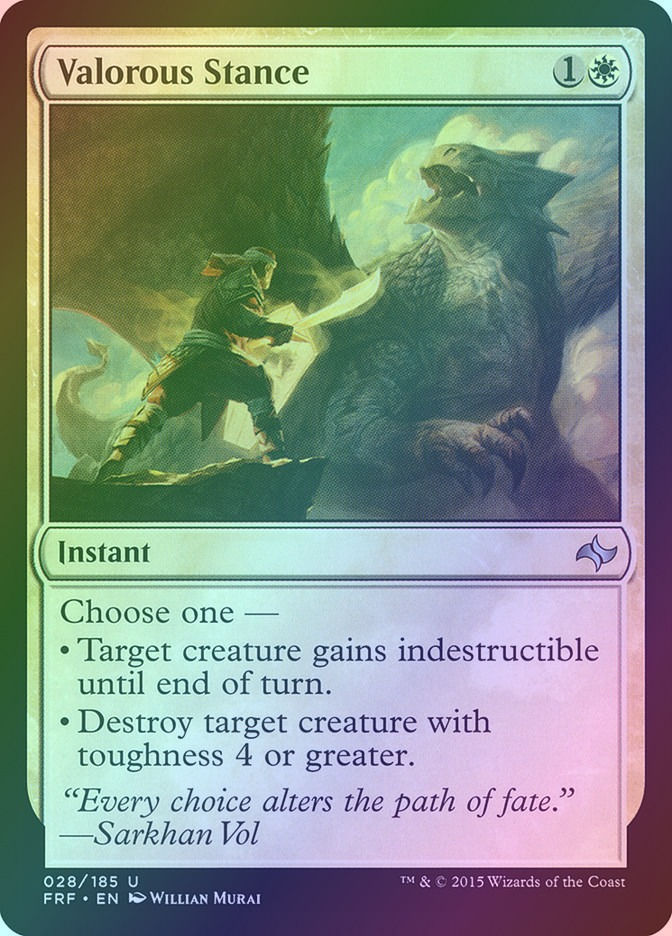 Valorous Stance (FRF) (28) / Foil