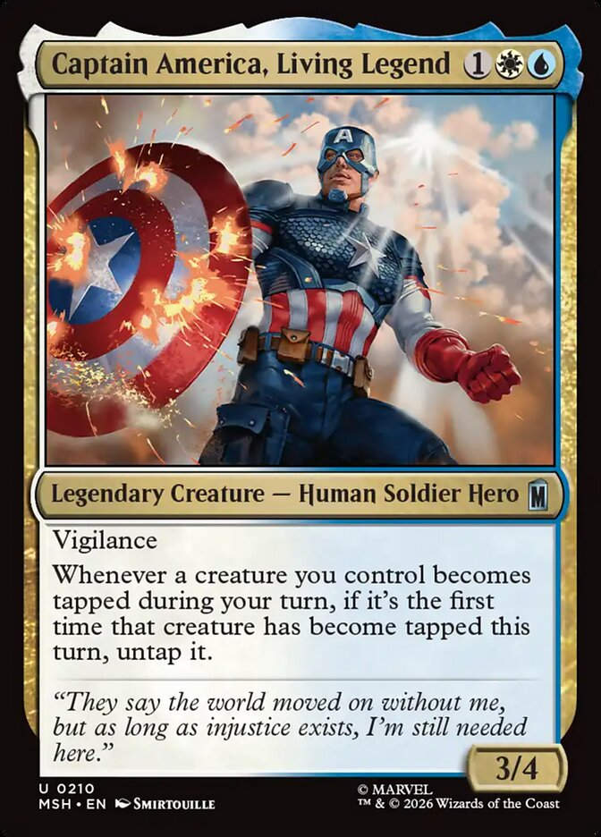 Captain America, Living Legend (MSH) (210)