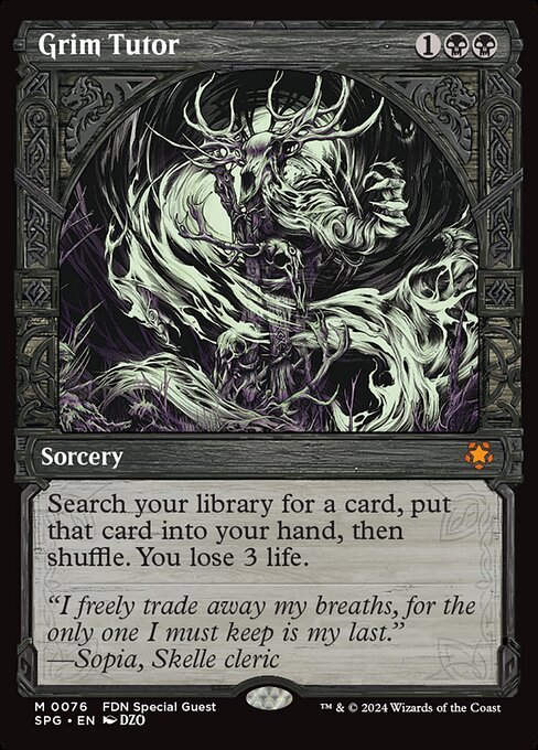 Grim Tutor (SPG) (76) / Showcase