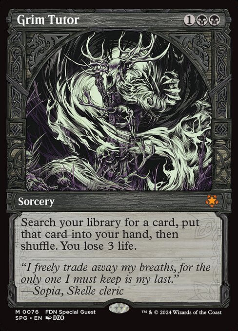 Grim Tutor (SPG) (76) / Showcase