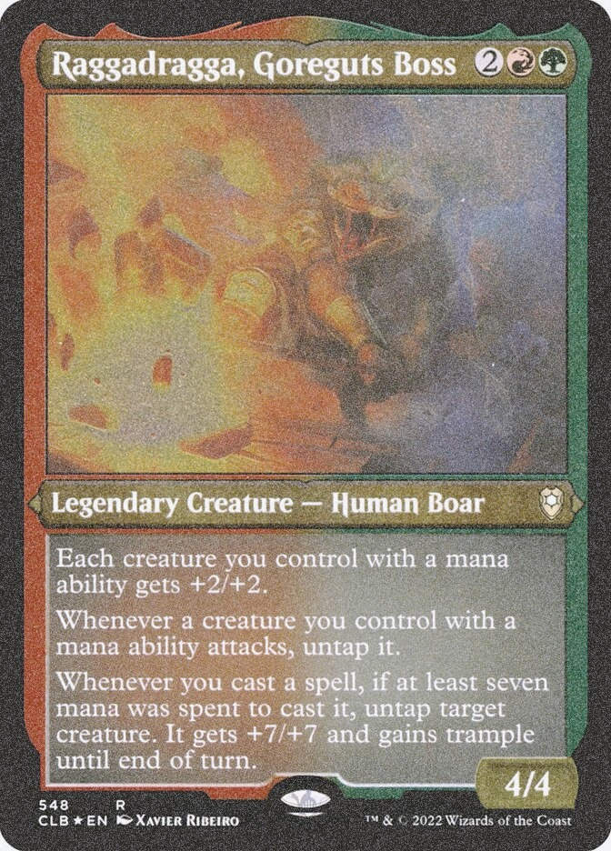 Raggadragga, Goreguts Boss (CLB) (548) / Foil Etched
