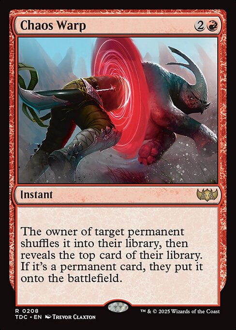 Chaos Warp (TDC) (208)